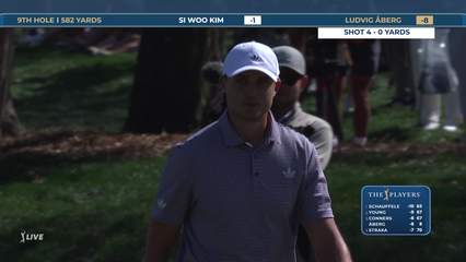 Ludvig Aberg | Round 2 | 9th hole | Shot 3 | 2026 THE PLAYERS