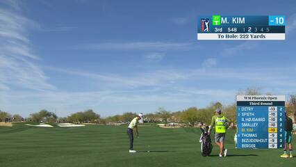 Michael Kim | Round 3 | 3rd hole | Shot 5 | 2025 WM Phoenix Open