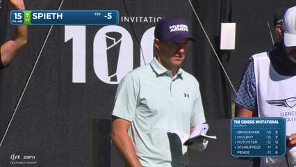 Jordan Spieth | Round 3 | 15th hole | Shot 1 | 2026 The Genesis