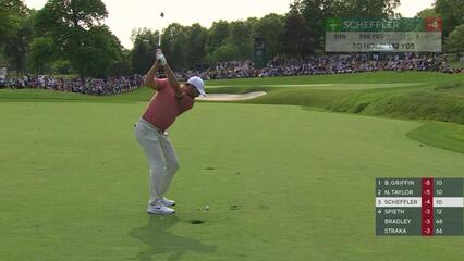 Scottie Scheffler | Round 3 | 11th hole | Shot 3 | 2025 the Memorial