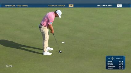 Stephan Jaeger | Round 3 | 18th hole | Shot 4 | 2025 THE PLAYERS