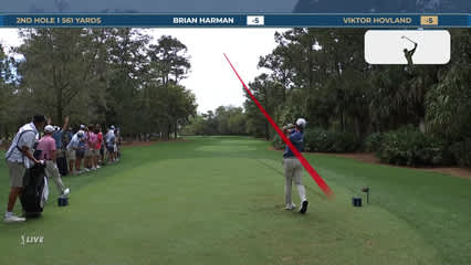 Viktor Hovland | Round 3 | 2nd hole | Shot 1 | 2026 THE PLAYERS