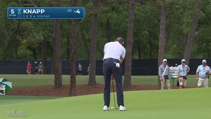 Jake Knapp | Round 2 | 5th hole | Shot 4 | 2025 Houston Open