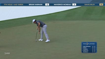 Davis Riley | Round 1 | 7th hole | Shot 4 | 2026 THE PLAYERS