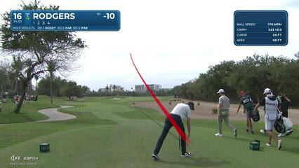 Patrick Rodgers | Round 4 | 16th hole | Shot 1 | 2025 Mexico Open
