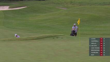 David Lipsky | Round 4 | 8th hole | Shot 3 | 2025 John Deere