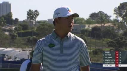 Si Woo Kim | Round 3 | 12th hole | Shot 6 | 2026 Farmers