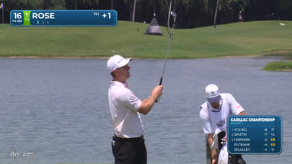Justin Rose | Round 1 | 16th hole | Shot 2 | 2026 Cadillac