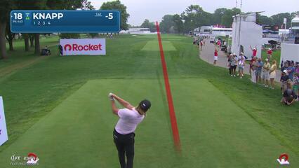 Jake Knapp | Round 2 | 18th hole | Shot 1 | 2025 Rocket Classic