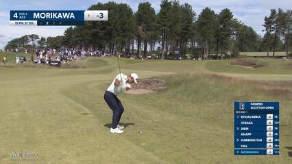 Collin Morikawa | Round 1 | 4th hole | Shot 2 | 2025 Genesis Scottish Open