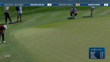 Emiliano Grillo | Round 2 | 18th hole | Shot 4 | 2025 THE PLAYERS