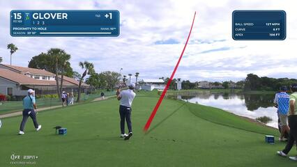 Lucas Glover | Round 1 | 15th hole | Shot 1 | 2025 Cognizant Classic