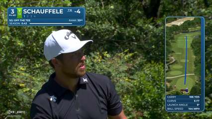 Xander Schauffele | Round 2 | 3rd hole | Shot 1 | 2026 Valspar