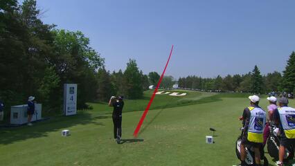 Richard T. Lee | Round 3 | 4th hole | Shot 1 | 2025 RBC Canadian