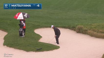 Hideki Matsuyama | Round 3 | 17th hole | Shot 2 | 2025 AT&T Pebble Beach