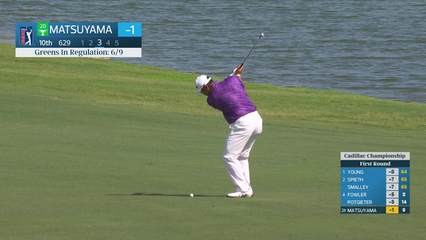 Hideki Matsuyama | Round 1 | 10th hole | Shot 3 | 2026 Cadillac