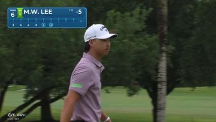 Min Woo Lee | Round 4 | 6th hole | Shot 3 | 2026 Cadillac