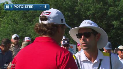 Aldrich Potgieter | Round 1 | 15th hole | Shot 1 | 2025 John Deere