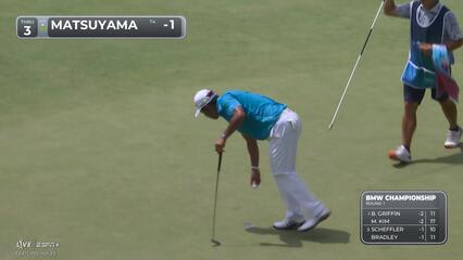 Hideki Matsuyama | Round 1 | 3rd hole | Shot 2 | 2025 BMW Championship