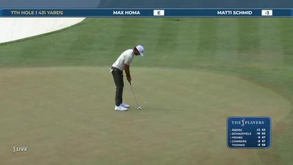 Max Homa | Round 3 | 7th hole | Shot 4 | 2026 THE PLAYERS
