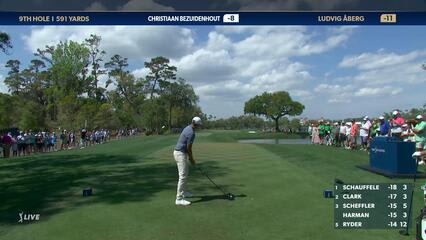 Ludvig Aberg | 2024 THE PLAYERS | Round 4 | 9th hole | Shot 1