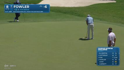 Rickie Fowler | Round 2 | 8th hole | Shot 3 | 2025 Charles Schwab