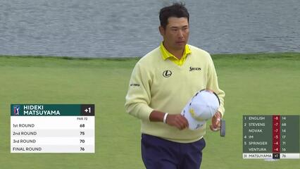 Hideki Matsuyama | Round 4 | 18th hole | Shot 4 | 2025 Farmers
