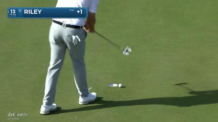 Davis Riley | Round 1 | 13th hole | Shot 4 | 2025 The American Express