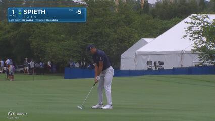 Jordan Spieth | Round 3 | 1st hole | Shot 2 | 2025 Wyndham