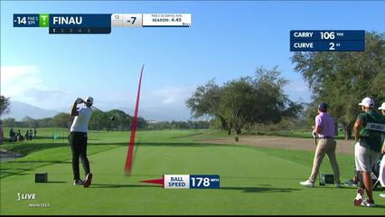 Tony Finau | 2023 Mexico Open | Round 2 | 14th hole | Shot 1