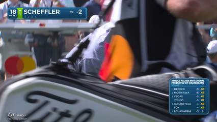 Scottie Scheffler | Round 1 | 18th hole | Shot 1 | 2026 Arnold Palmer