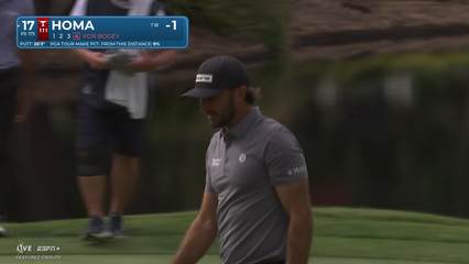 Max Homa | Round 1 | 17th hole | Shot 5 | 2025 Procore