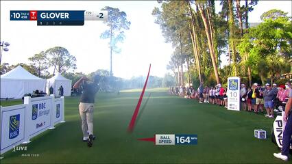 Lucas Glover | 2023 RBC Heritage | Round 2 | 10th hole | Shot 1