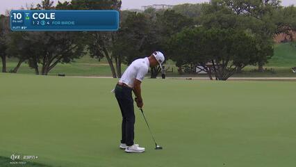 Eric Cole | Round 1 | 10th hole | Shot 4 | 2025 Valero