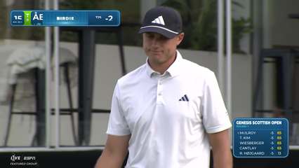Ludvig Åberg | Round 1 | 15th hole | Shot 2 | 2026 Genesis Scottish Open