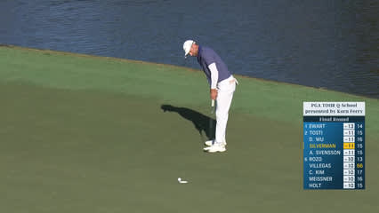 Ben Silverman | Round 4 | 16th hole | Shot 5 | 2025 PGA TOUR Q-School