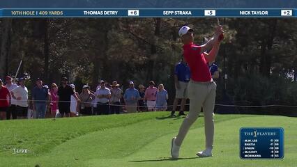Thomas Detry | Round 2 | 10th hole | Shot 2 | 2025 THE PLAYERS