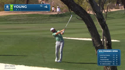 Cameron Young | Round 3 | 8th hole | Shot 2 | 2026 WM Phoenix Open