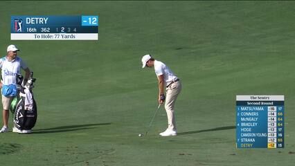 Thomas Detry | Round 2 | 16th hole | Shot 2 | 2025 The Sentry