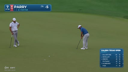John Parry | Round 2 | 7th hole | Shot 4 | 2026 Valero