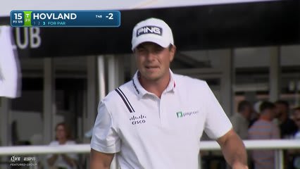 Viktor Hovland | Round 2 | 15th hole | Shot 3 | 2026 Genesis Scottish Open