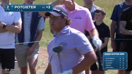 Aldrich Potgieter | Round 2 | 2nd hole | Shot 1 | 2025 Genesis Scottish Open