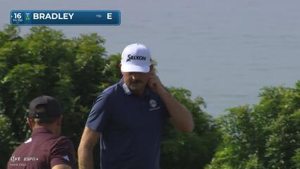 Keegan Bradley | Round 1 | 16th hole | Shot 4 | 2025 Farmers