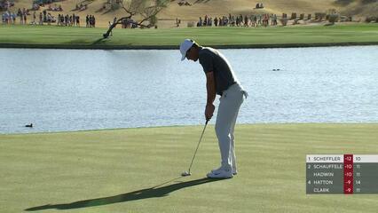 Scottie Scheffler | 2023 WM Phoenix Open | Round 3 | 11th hole | Shot 4