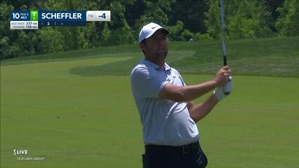 Scottie Scheffler | 2023 the Memorial | Round 4 | 10th hole | Shot 2