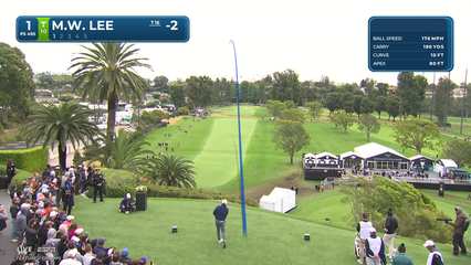 Min Woo Lee | Round 2 | 1st hole | Shot 1 | 2026 The Genesis