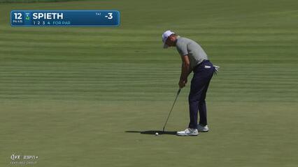 Jordan Spieth | Round 3 | 12th hole | Shot 4 | 2025 Truist Championship