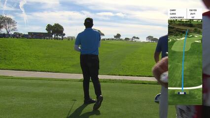 Matthieu Pavon | 2024 Farmers | Round 4 | 2nd hole | Shot 1