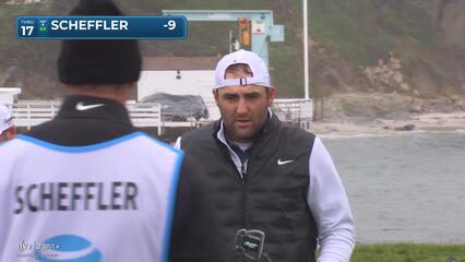 Scottie Scheffler | Round 3 | 17th hole | Shot 3 | 2025 AT&T Pebble Beach