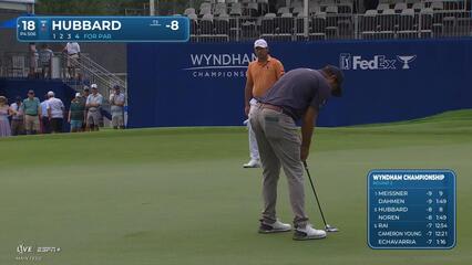 Mark Hubbard | Round 2 | 18th hole | Shot 4 | 2025 Wyndham